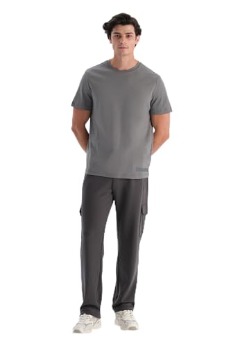 Dagi Men's Anthracite Side Pocket Modal Trackpants, XL von Dagi