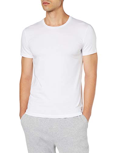 Dagi Men's Basic Cotton Undershirt T-Shirt, White, XXL von Dagi