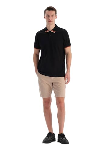 Dagi Men's Beige Fashion Woven Regular Waist Gabardine Leg Shorts, S von Dagi