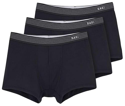 Dagi Men's Black 3 Pack Regular Boxer, Black,XL von Dagi