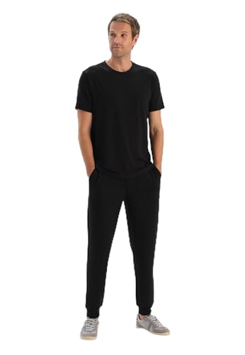 Dagi Men's Black Modal Jogger Trousers, XL von Dagi