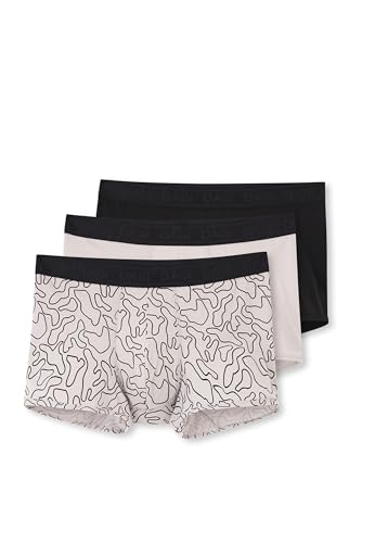 Dagi Men's Black-Nude 3-Pack Patterned Micro Modal Boxer, 2XL von Dagi