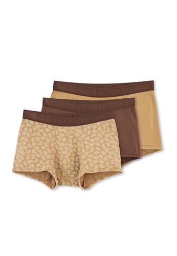 Dagi Men's Brown Fashion Knitted Slim Fit Regular Waist Micro Modal Short Leg Boxer, M Dagi Men's Brown Fashion Knitted Slim Fit Regular Waist Micro Modal Short Leg Boxer, M von Dagi