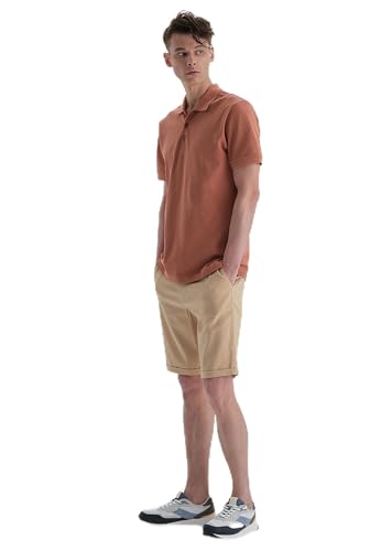 Dagi Men's Fashion, Regular Casual Shorts, Beige, M von Dagi