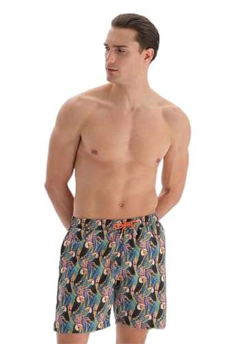 Dagi Men's Fashion Shorts Swim Trunks, Green-Anthracite, XL von Dagi