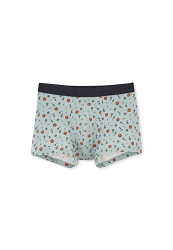 Dagi Men's Gray Blue Patterned Cotton Boxer, L von Dagi