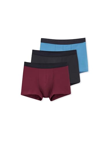 Dagi Men's Light Blue-Plum-Black 3-Pack Plain Cotton Boxer, 2XL von Dagi
