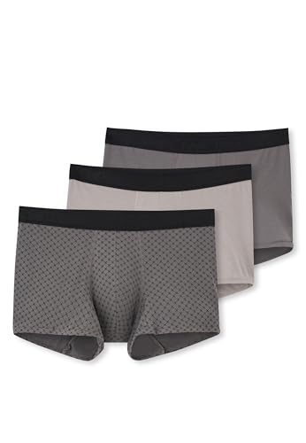 Dagi Men's Light Gray-Gray 3-Pack Patterned Micro Modal Boxer, L von Dagi