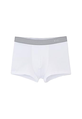 Dagi Men's Regular Boxer Shorts, White, XXL von Dagi