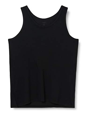 Dagi Men's Sleeveless, U-Neck, Slim Fit Tanktop Vest, Black, L von Dagi