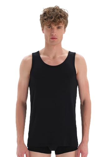 Dagi Men's Sleeveless, U-Neck, Slim Fit Tanktop Vest, Black, S Dagi Men's Sleeveless, U-Neck, Slim Fit Tanktop Vest, Black, S von Dagi