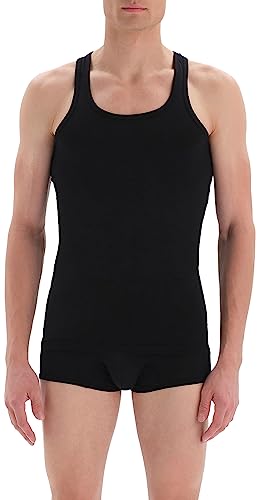 Dagi Men's Sports Cotton Tanktop Vest, Black, XXL von Dagi