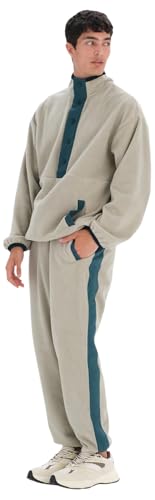 Dagi Men's Stone Oversize Trousers Cotton Oversize Fit Tracksuit Bottom, Stone,XXL von Dagi