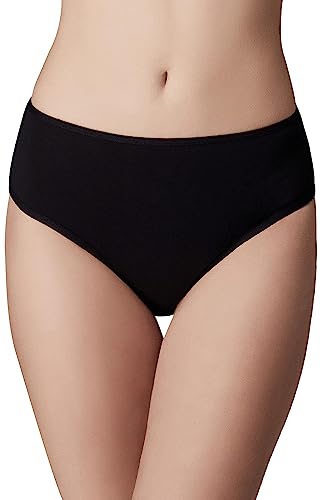 Dagi Women's Basic Cotton Slip Briefs, Black, 36 von Dagi