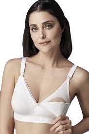 Dagi Women's Cotton Cupless Non-Wired Nursing T-Shirt Bra, Beige, 80B von Dagi