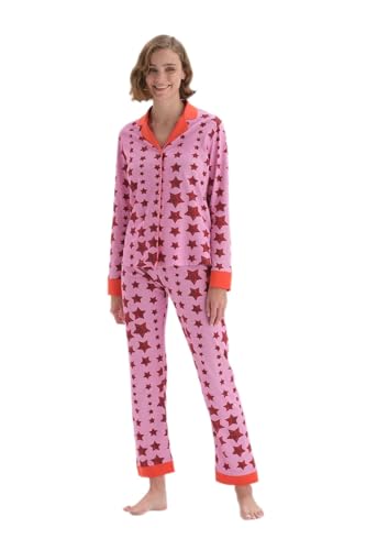 Dagi Women's Cotton Pyjama, Pomegranate, M Pajama Set, M von Dagi