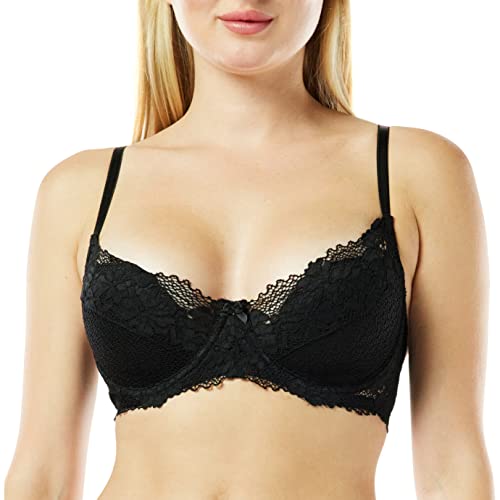 Dagi Women's Fashion, Regular Push Up Bra, Black, 75B von Dagi