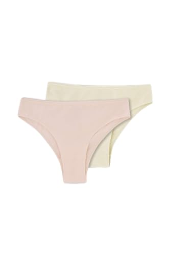 Dagi Women's Multi Colour 2 Pack Regular Waist Brazillian, Multi Colour,M von Dagi