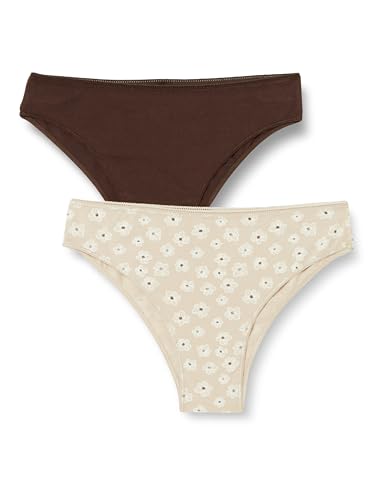 Dagi Women's Multi Colour 2 Pack Regular Waist Brazillian, Multi Colour,XS von Dagi