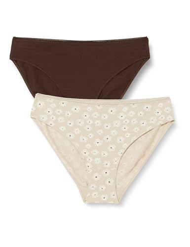 Dagi Women's Multi Colour 2 Pack Regular Waist Brief, Multi Colour,XS von Dagi