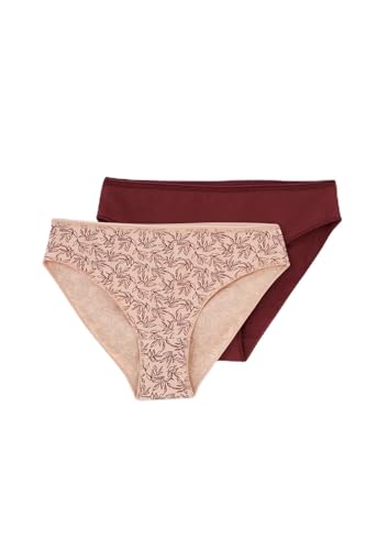 Dagi Women's Multi Colour 2 Pack Regular Waist Brief, Multi Colour,XXL von Dagi