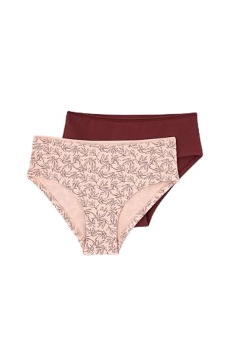 Dagi Women's Multi Colour 2 Pack Regular Waist Hipster, Multi Colour,XXL von Dagi