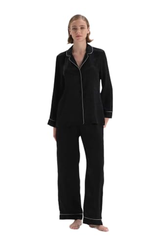 Dagi Women's Pyjama, Black, 42 Pajama Set von Dagi