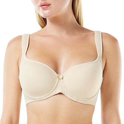 Dagi Women's Underwire Minimiser Minimizer Bra, Beige, 95C von Dagi