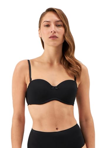 Dagi Women's Unpadded Underwire Balconette Bra, Black, 90B von Dagi