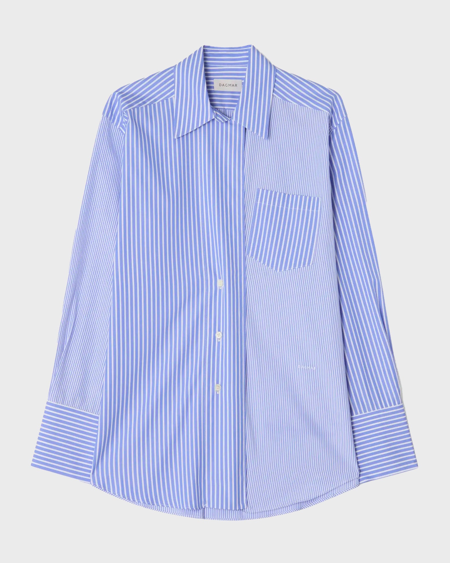 Dagmar Shirt Asymmetric Blue von Dagmar