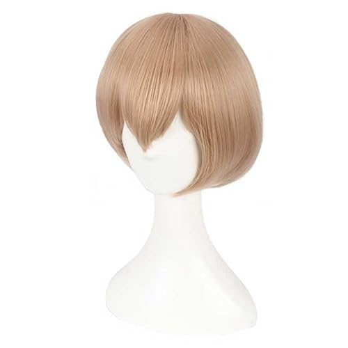 Dagua Cosplay Perücke,Re Zero Starting Life in Another World Felix Argyle Cosplay Perücke,Short Brown Perücke,Mit Kostenloser Perückenkappe,Halloween Kostüm Perücke,für Party Ka(Size:Style 1) von Dagua
