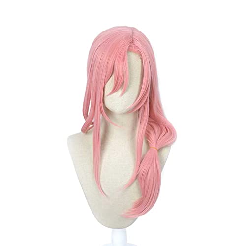 Dagua Cosplay Perücke,SK8 The Infinity Cherry Blossom Cosplay Perücke,Long Pink Perücke,Mit Kostenloser Perückenkappe,Halloween Kostüm Perücke,für Party Karneval Weihnachten(Size:Style 2) von Dagua