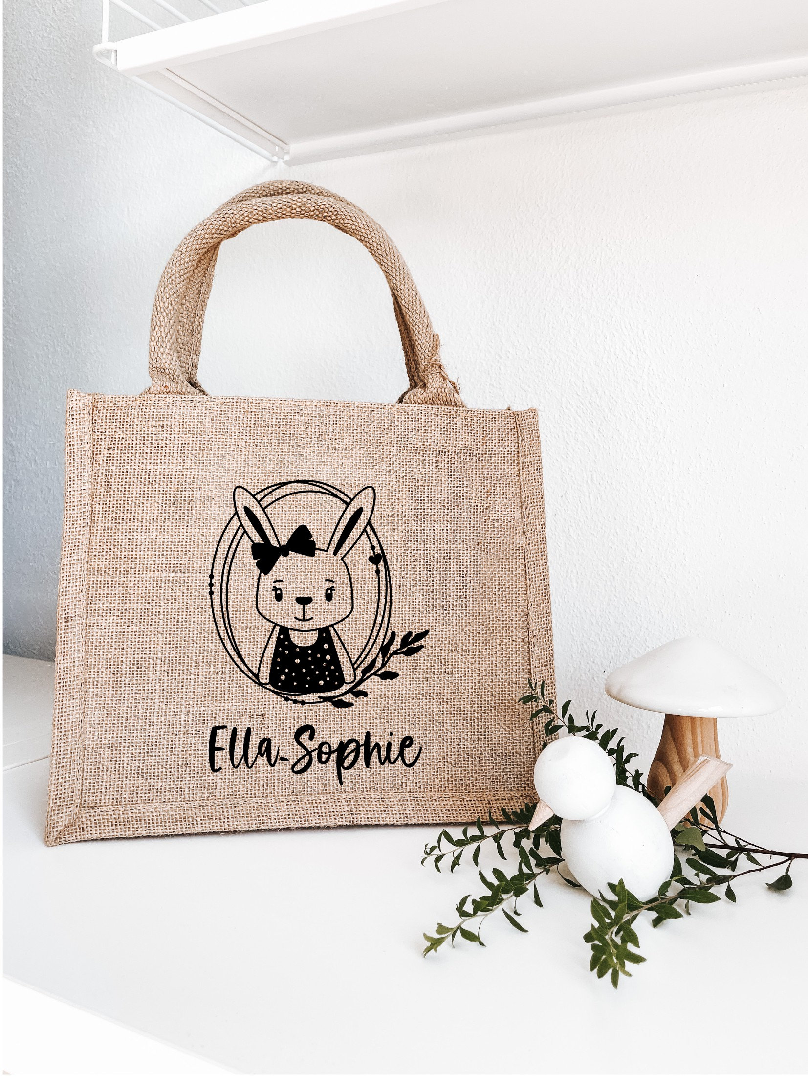 Osterkörbchen Für Kinder Mit Namen | Tasche Jungs Und Mädchen Osterkorb Ostergeschenk Osternester von DaheimShop