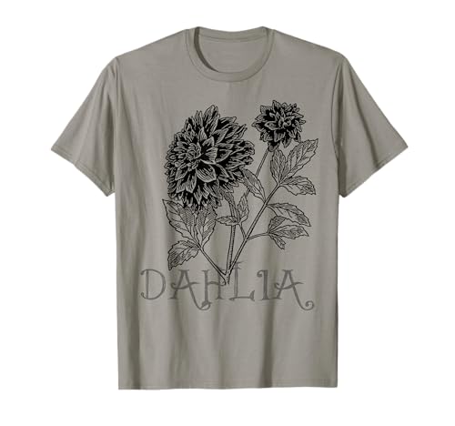 Dahlien-Blumen-Gartenkunst-T-Shirt für Herren, Damen, Kinder, Jungen, Mädchen T-Shirt Dahlien-Blumen-Gartenkunst-T-Shirt für Herren, Damen, Kinder, Jungen, Mädchen T-Shirt von Dahlia Flower Store 90