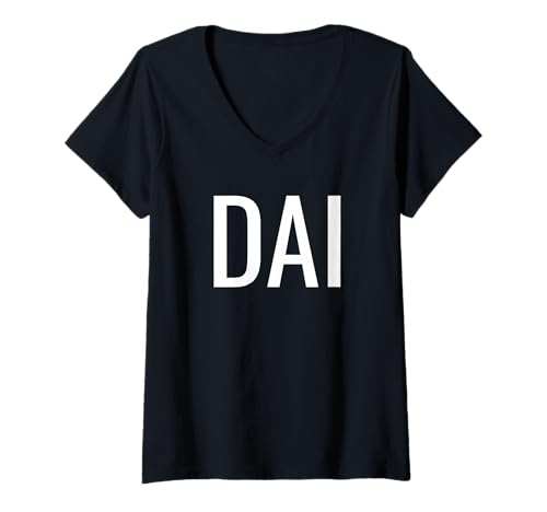 Damen Dai T-Shirt mit V-Ausschnitt Damen Dai T-Shirt mit V-Ausschnitt von Dai