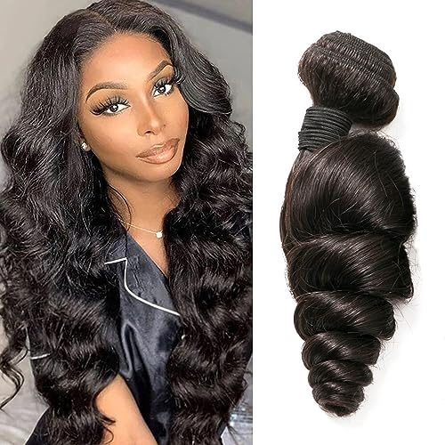 Loose Wave Bundles 18 Inch Loose Wave Human Hair Single Bundles Loose Wave Human Hair 1 Bundles 10A Grade 100% Unprocessed Brazilian Virgin Human Hair Extensions for Black Women Loose Wave Bundles 18 Inch Loose Wave Human Hair Single Bundles Loose Wave Human Hair 1 Bundles 10A Grade 100% Unprocessed Brazilian Virgin Human Hair Extensions for Black Women von DaiMer