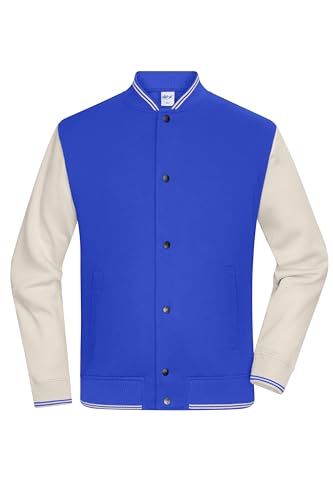 Daiber College-Jacke unisex - Sportive College-Jacke Unisex aus hochwertige Materialien für maximalen Komfort | Farbe: royal/sandstone | Grösse: M Daiber College-Jacke unisex - Sportive College-Jacke Unisex aus hochwertige Materialien für maximalen Komfort | Farbe: royal/sandstone | Grösse: M von Daiber