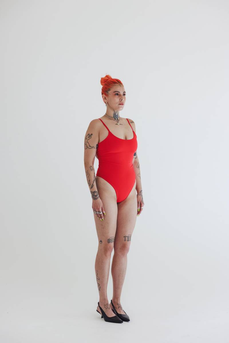 Badeanzug Rot von Daijanala