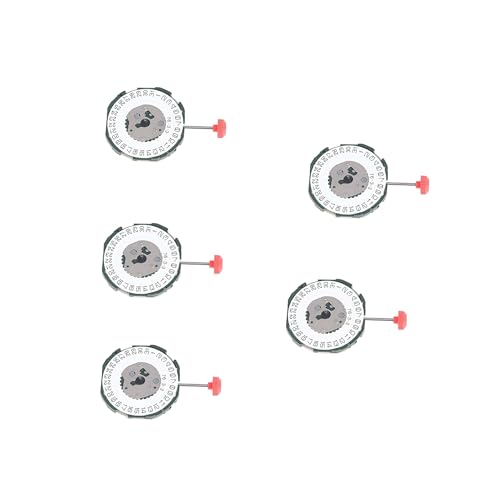 Daijianbin 5X Uhrwerk 2115 mit + Batterie 2035 Einzelkalender-Dreipunkt-Elektronik-Quarzuhrwerk für Herren von Daijianbin