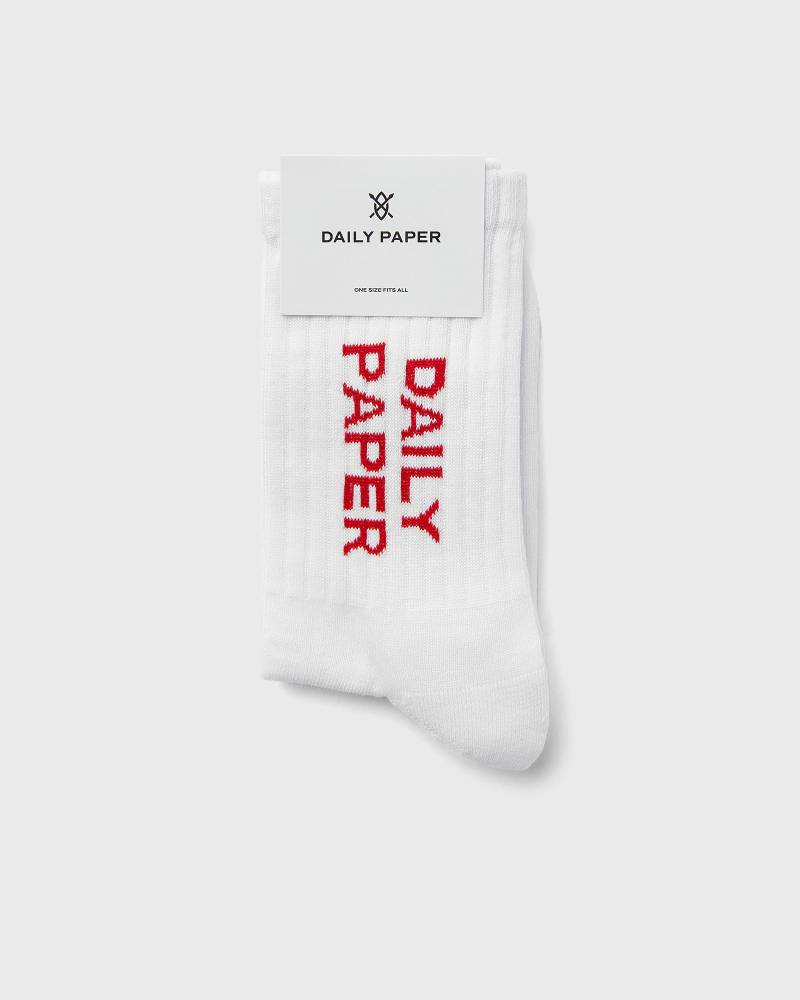 Daily Paper Logotype socks men Socks white in Größe:ONE SIZE von Daily Paper