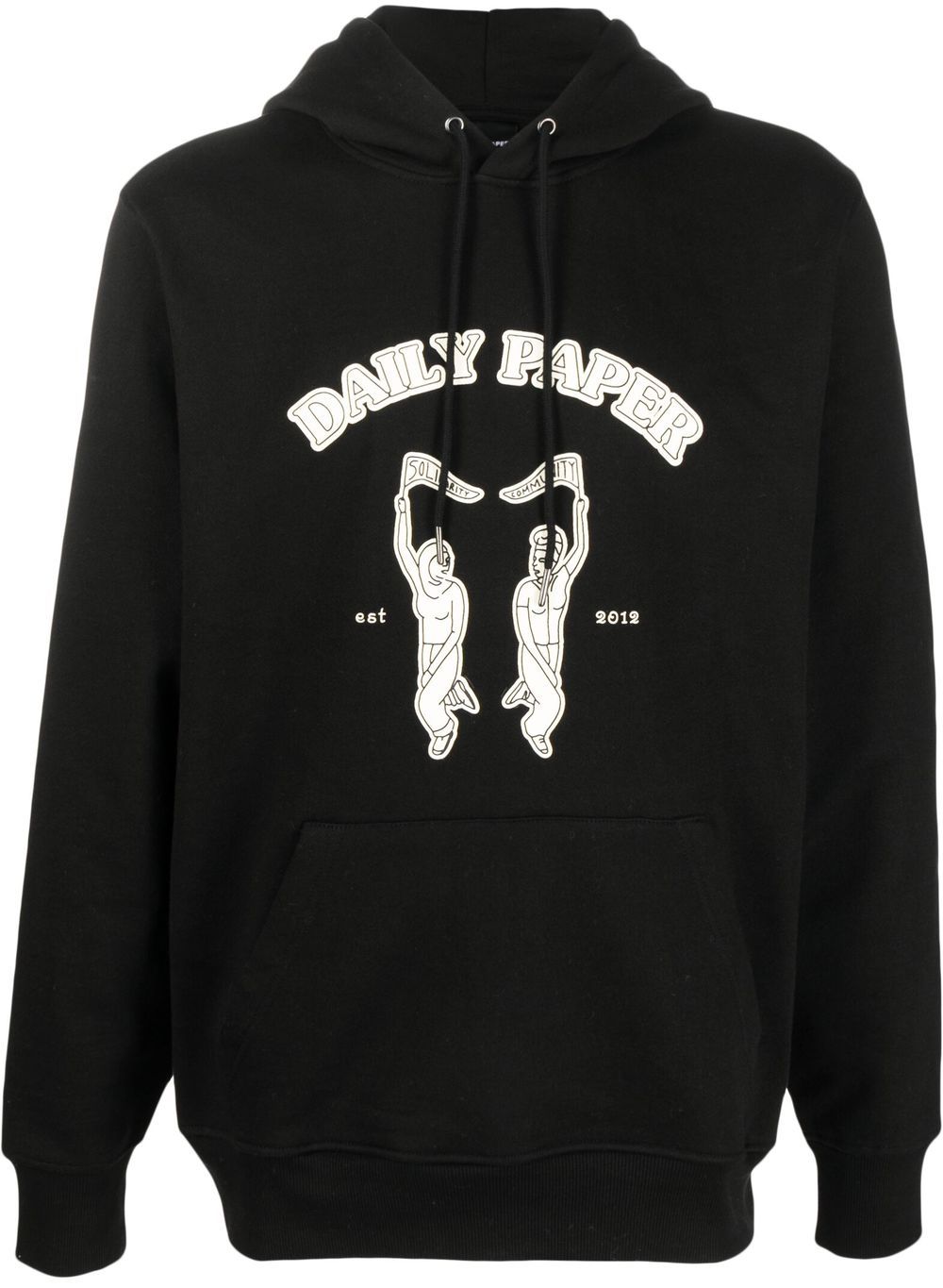 Daily Paper Noma Hoodie mit Print - Schwarz von Daily Paper