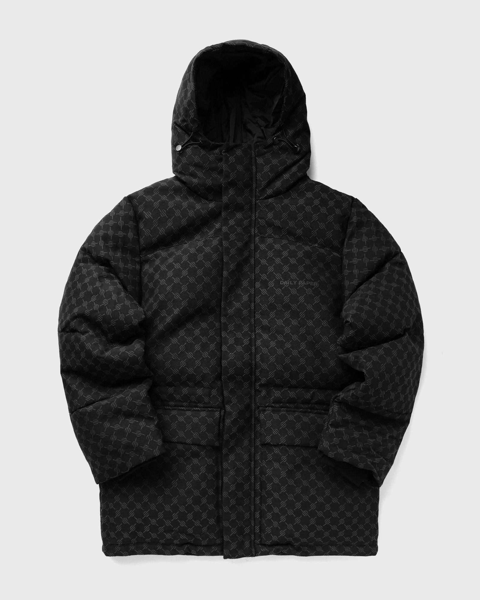Daily Paper OBA COTTON MONOGRAM PUFFER men Down & Puffer Jackets black in Größe:L Daily Paper OBA COTTON MONOGRAM PUFFER men Down & Puffer Jackets black in Größe:L von Daily Paper