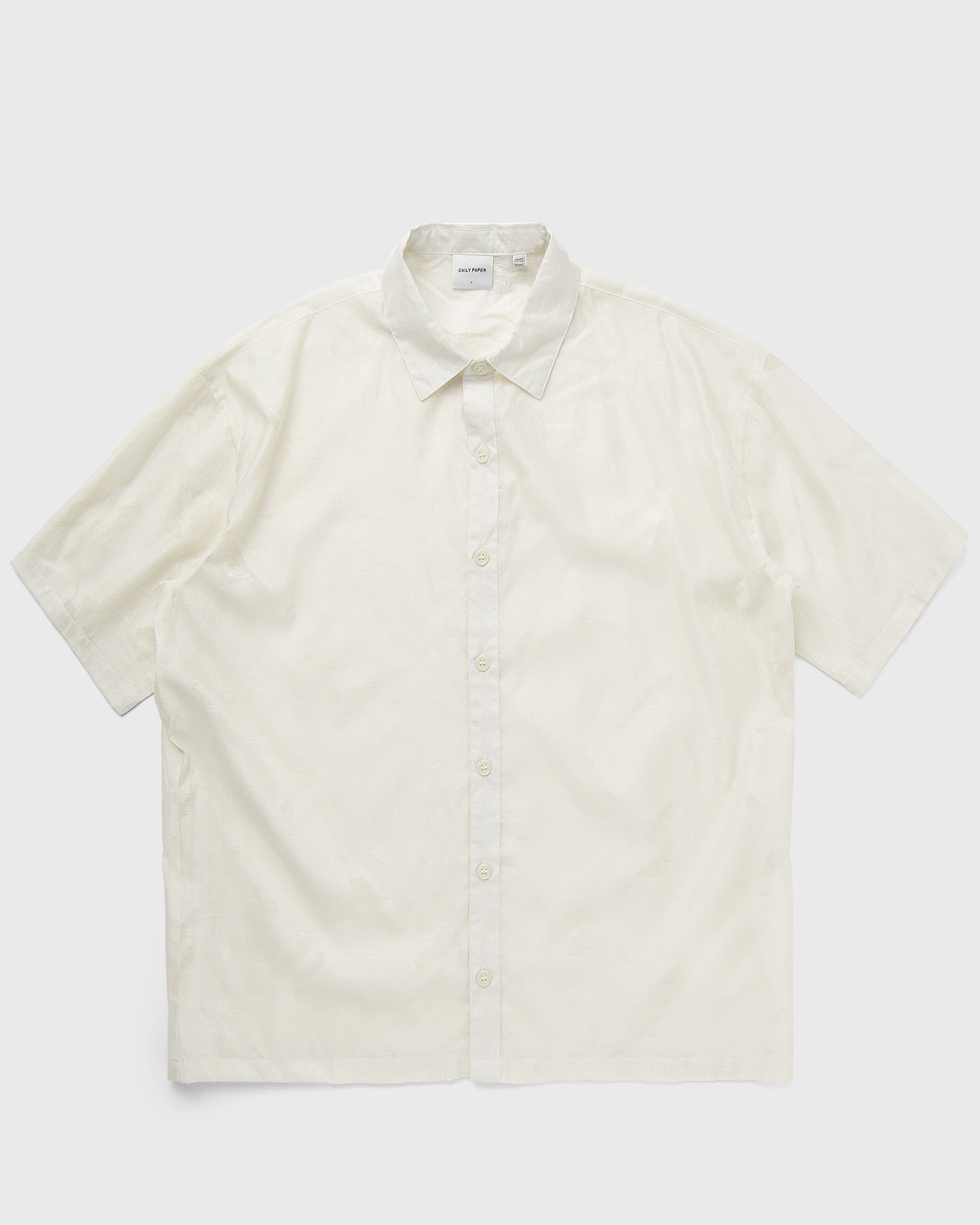 Daily Paper Salim relaxed ss shirt men Shortsleeves white in Größe:M von Daily Paper