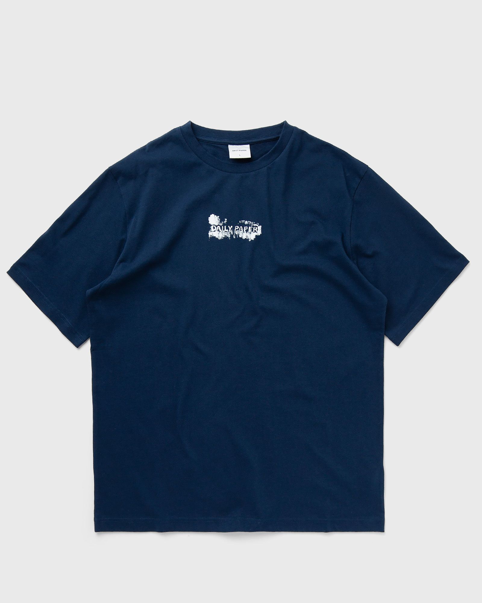 Daily Paper Scratch logo ss t-shirt men Shortsleeves blue in Größe:L von Daily Paper