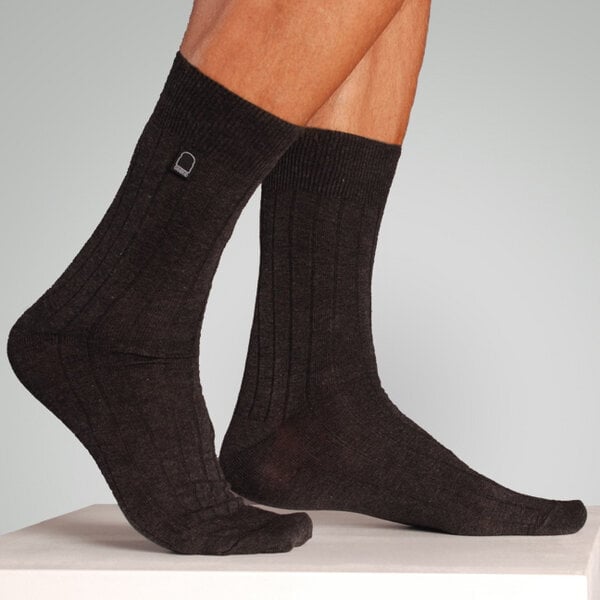 Dailybread Bio-Business-Socken gerippt, 2er Pack von Dailybread