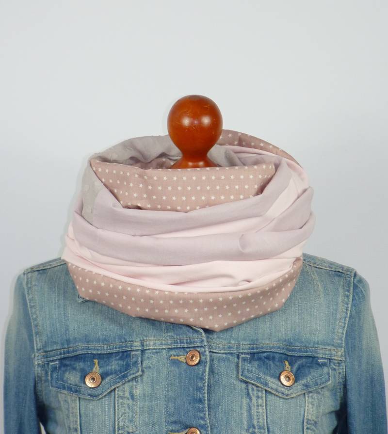 Loopschal Wickelschal Schlauchschal, Unikat Schal Scarf, Damen, Loop, Schal, Freundin Geschenk, Accessoires von Dailylifewomen