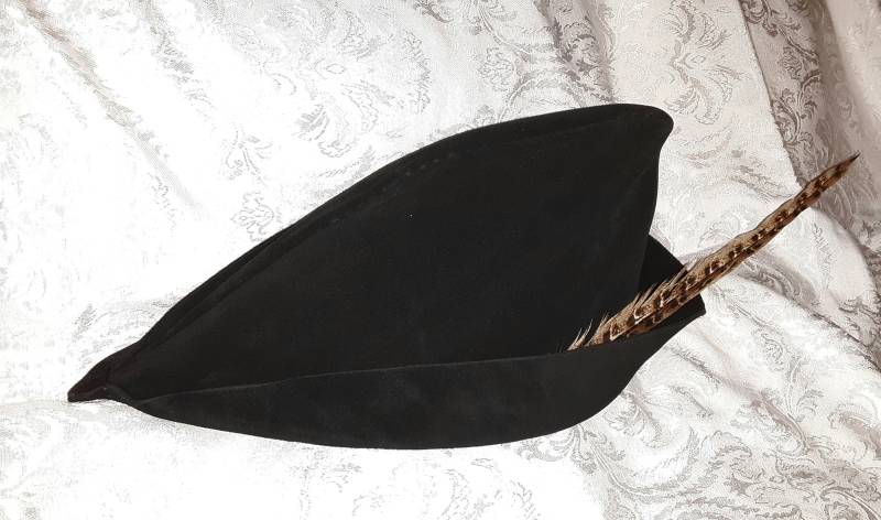 Peter Pan's Shadow/Robin Hood Kinder Schwarze Wildleder Hut von DaintyJanes