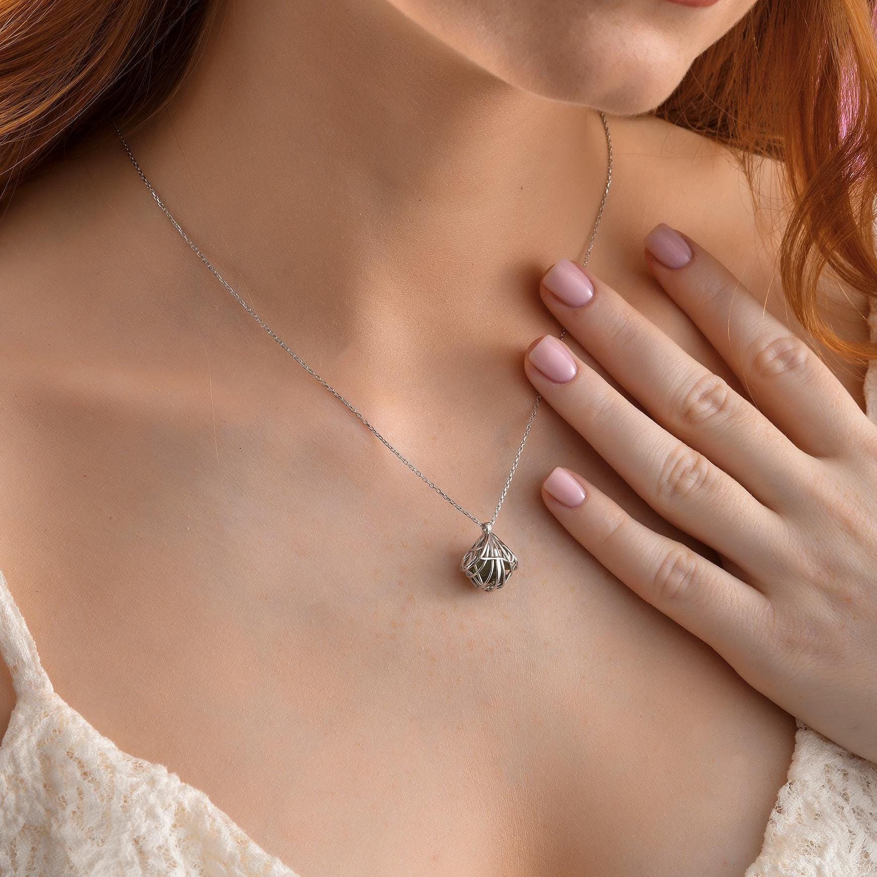 Moldavit Silberkette, Roher Moldavit, Kristall, Gold Und Rotgold, Mld-N Moldavit Silberkette, Roher Moldavit, Kristall, Gold Und Rotgold, Mld-N von DaintyPersonalizedCo