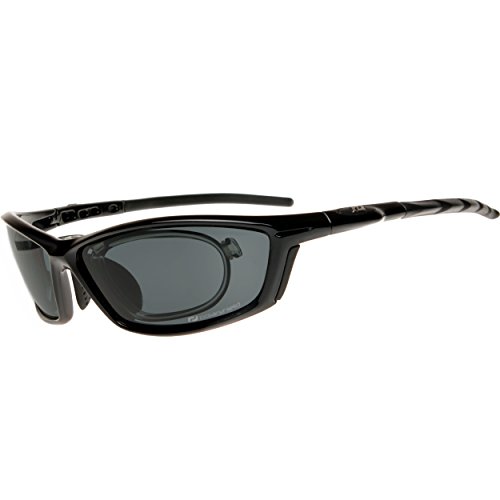 Daisan polarisierende Sonnenbrille Sportbrille mit Optik-Clip - schwarz Daisan polarisierende Sonnenbrille Sportbrille mit Optik-Clip - schwarz von Daisan