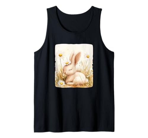 Tolle Gänseblümchen Wiese mit süßem Häschen für Jungen und Mädchen Tank Top Tolle Gänseblümchen Wiese mit süßem Häschen für Jungen und Mädchen Tank Top von Daisy Bunny